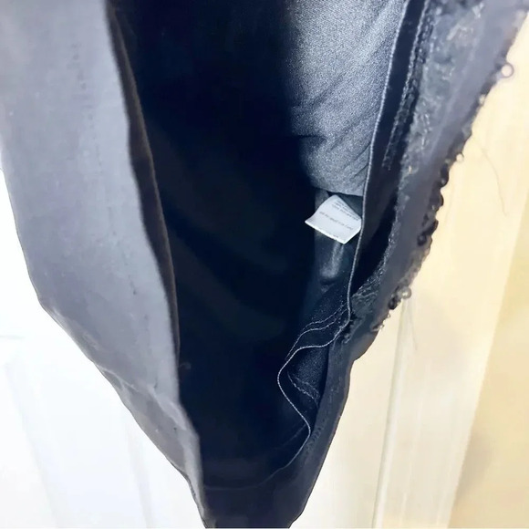 LUCY PARIS US S/EUR 38 Sleeveless‎ Round Neckline Sequin Sheath Mini Dress - Picture 6 of 8